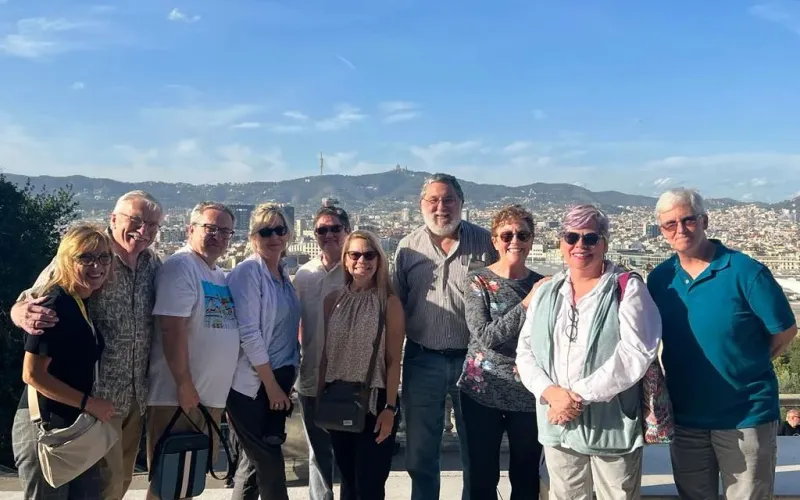 A few great days in Barcelona, with this little group from the USA. #barcelonaguidesgroup #barcelonaofficialguide #barcelonaprivatours #barcelonatoursandguides #montjuic #mnac #barcelonaview #lovemyjob #lovemyplace